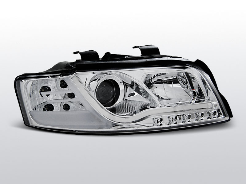 AUDI A4 2000.10-2004.10 Króm TUBE LIGHTS TRU DRL Elsõ lámpa