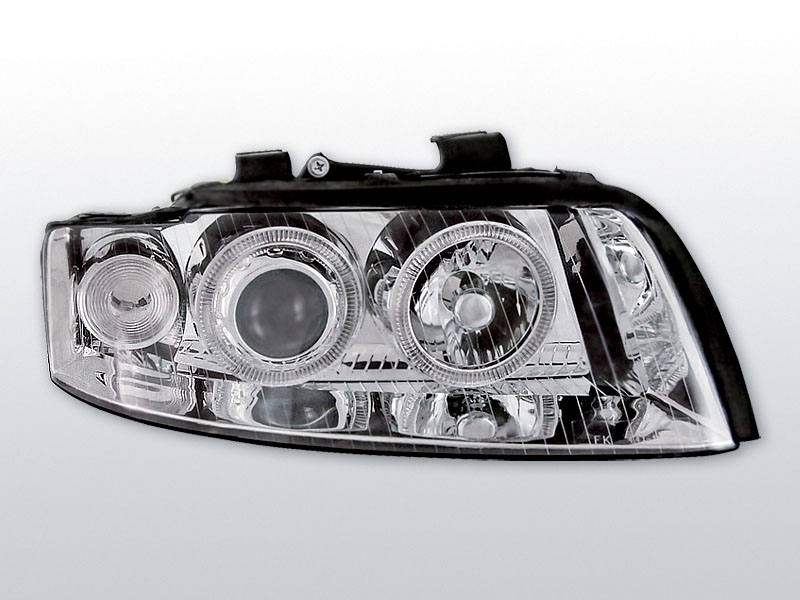 AUDI A4 2000.10-2004-10 Króm ANGEl EYES Elsõ lámpa