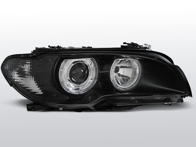 BMW E46 2003.04-2006 Fekete ANGEL EYES C/C Elsõ Lámpa