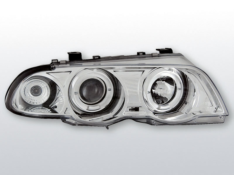 BMW E46 1998.05-2001.08 Króm ANGEL EYES Elsõ Lámpa