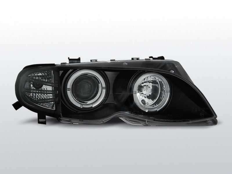 BMW E46 2001.09-2005.03 Fekete ANGEL EYES Elsõ Lámpa