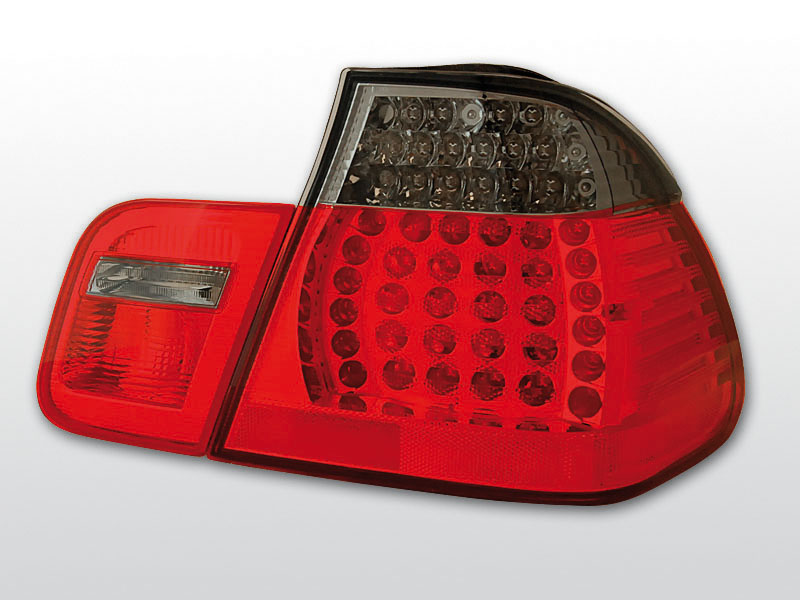 BMW E46 05.98-08.01 Piros Füstös  LED-es Hátsó lámpa