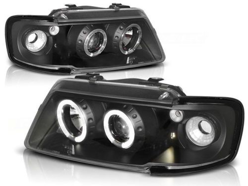 AUDI A3 8L 1996.08-2000.08 ANGEL EYES Fekete Elsõ lámpa