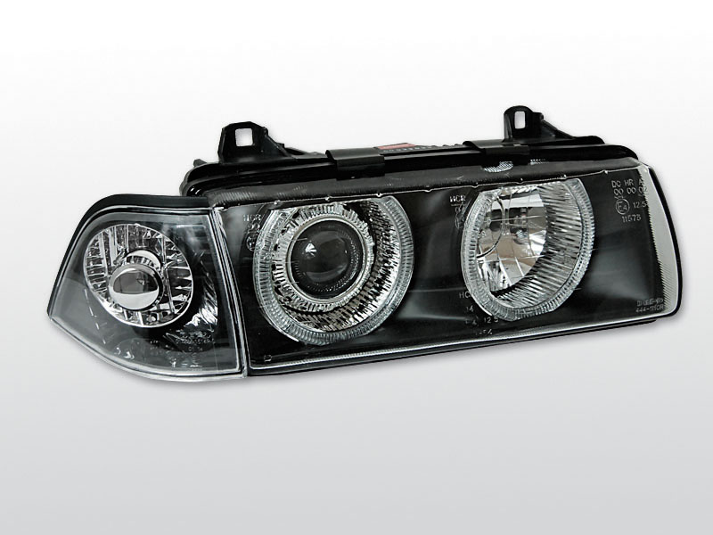 BMW E36 Fekete ANGEL EYES Elsõ Lámpa