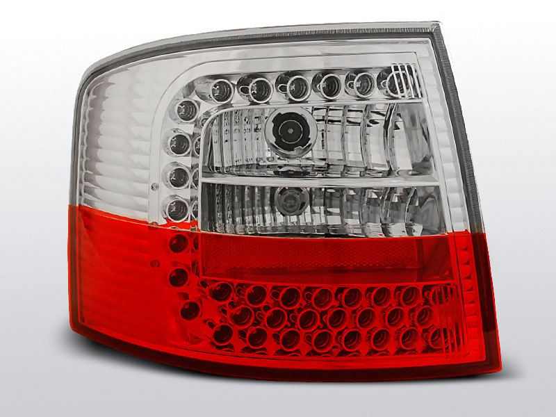 AUDI A6 05.97-05.04 AVANT Piros Fehér LED -es hátsó lámpa