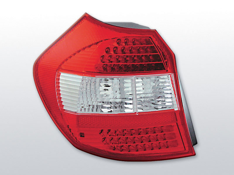 BMW E87/81 04-08.07 Piros Fehér LED -es hátsó lámpa
