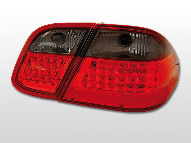 MERCEDES W208 CLK 03.97-04.02 Piros Sötétített LED -es hátsó lámpa